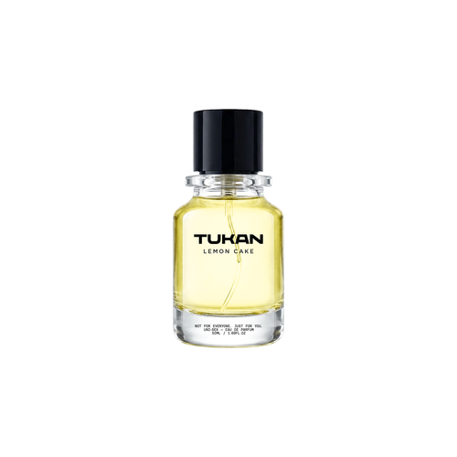 Tukan Fragrance Lemon Cake – luxury unisex citrus gourmand perfume with blood orange and vanilla