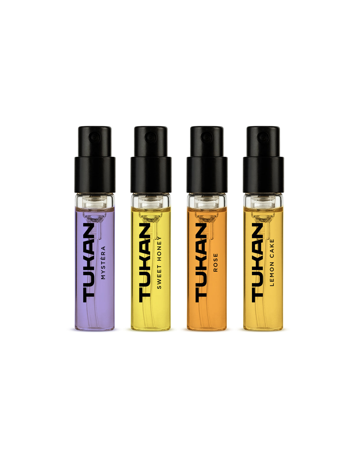 Tukan Fragrance Signature Set – luxury discovery kit with 4×3ml unisex perfumes